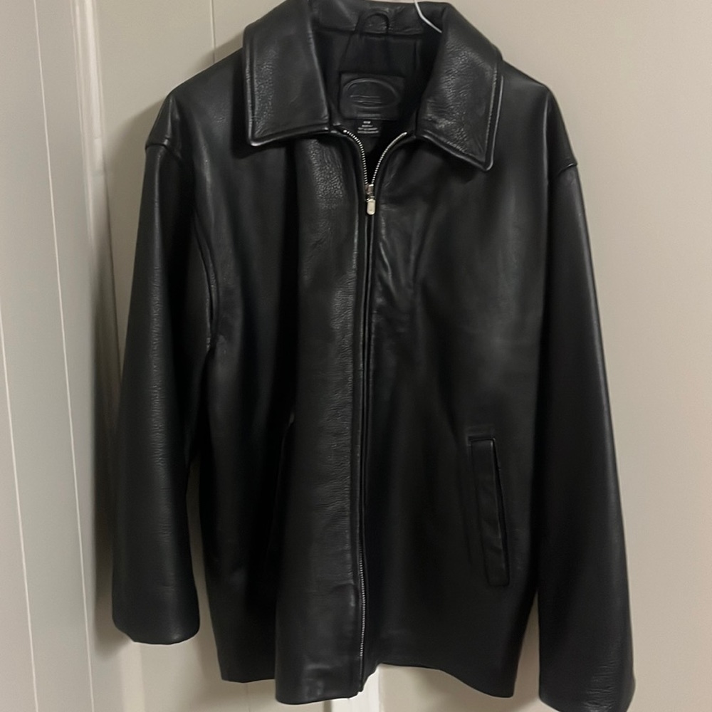 Olympia bishop leather jacket size medium